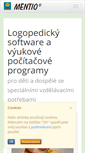 Mobile Screenshot of mentio.cz